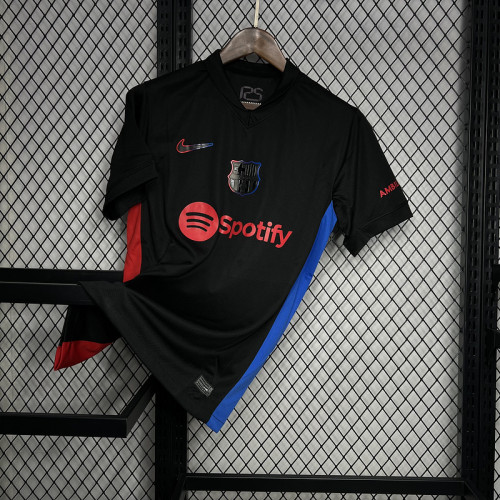 2024-25 Barcelona away black jersey