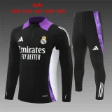 2024-25 Real Madrid black with purple suit (kids)