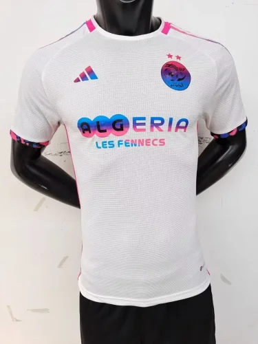 2024 Algeria white player version(The player version is more slim fit, it is recommended to buy one size larger)