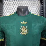 2025-26 Mexico green champion player version jersey   (The player version is more slim fit, it is recommended to buy one size larger)