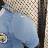 2023-24 Manchester CityI home player version(The player version is more slim fit, it is recommended to buy one size larger)