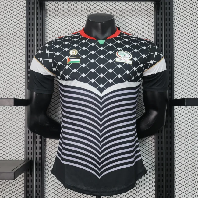 2024-25 Palestinian white player version(The player version is more slim fit, it is recommended to buy one size larger)