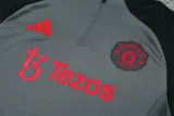 2024-25 Manchester United Half Zip Dark Grey Kit