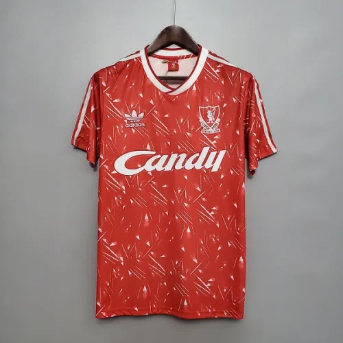 Liverpool 1989-91 home Vsoccer soccer jerseys