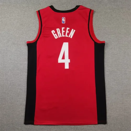 25th season Rockets Red No. 4 Jalen Green