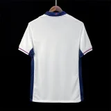 England 2024 home white soccer jerseys