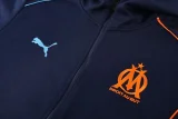 Marseille 2024-25 blue hooded tracksuit