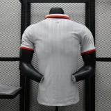 2024-25 AC Milan away white player version(The player version is more slim fit, it is recommended to buy one size larger)