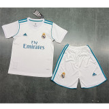 2017-18 Real Madrid   home retro kid kit