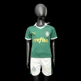 2024-25 Palmeiras home green kids kit