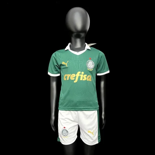 2024-25 Palmeiras home green kids kit