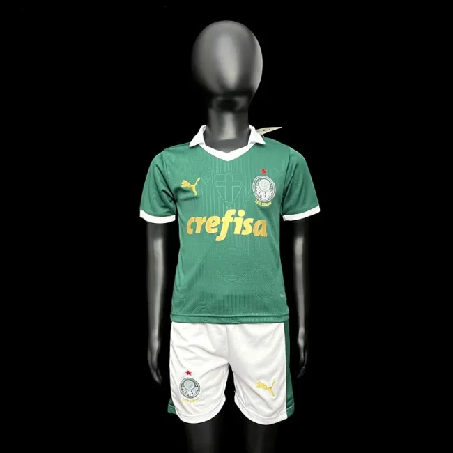2024-25 Palmeiras home green kids kit