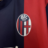2024-25 Bologna home soccer jersey