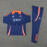 2024-25 Half-Zip Manchester United Sapphire Blue Suit