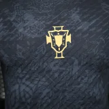 2023-24 Portogal black training player version soccer jerseys (The player version is more slim fit, it is recommended to buy one size larger)