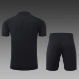 2024-25 AC Milan red and black cotton training suit
