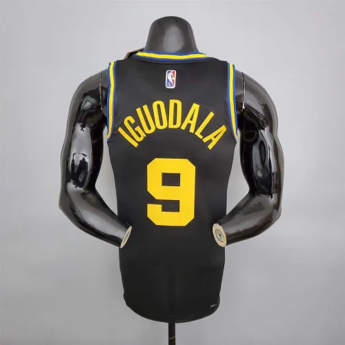 2022 75th Anniversary Iguodala #9 Warriors City Edition Black