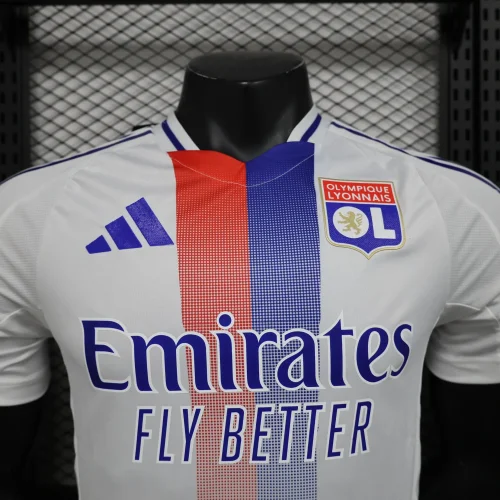 2024-25 Lyon Home player version(The player version is more slim fit, it is recommended to buy one size larger)