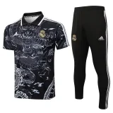 2024-25 Real Madrid black dragon polo suit