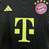 2025-26 Bayern Munich Black Goalkeeper Kids Kit