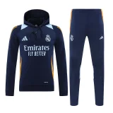 2024-25 Real Madrid dark blue hoodie