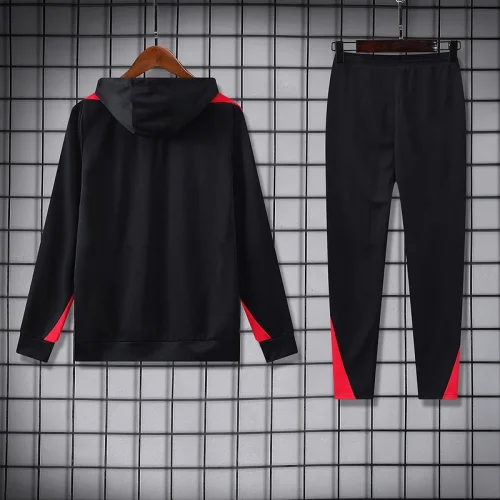 2024-25 Portugal black hoodie suit