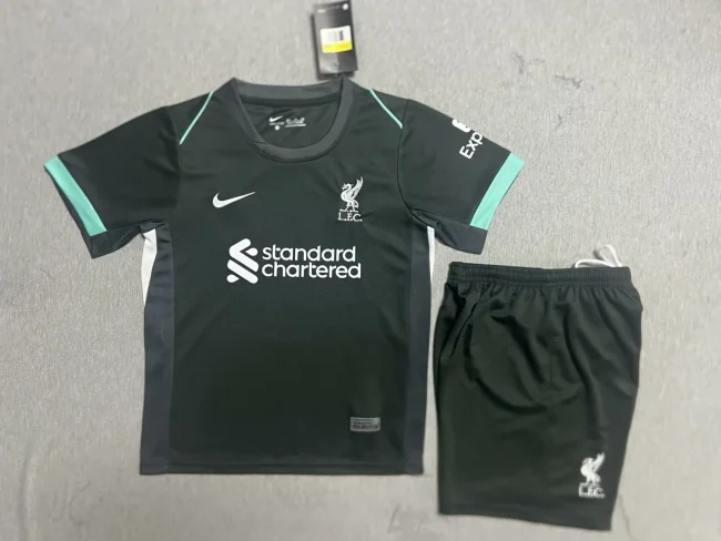 2024-25 Liverpool Away kids soccer jerseys