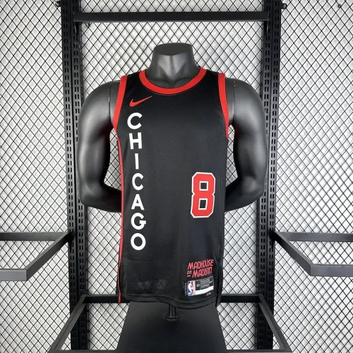 24th Season NBA Bulls City Edition jersey