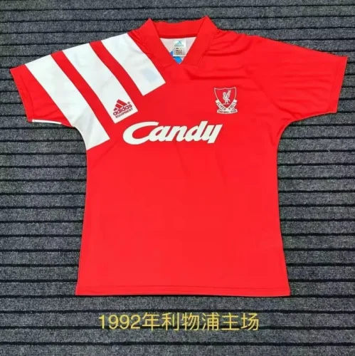 1992 Liverpool home jersey