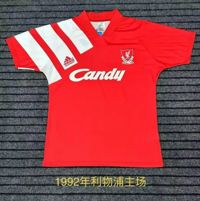 1992 Liverpool home jersey