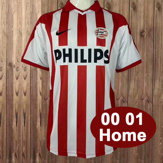 2000-01 PSVeindhoven    home retro jersey