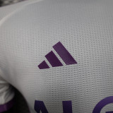 2025-26 Algeria special version white purple soccer jersey size