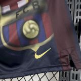 AA Barcelona 2000/01 Home Retro Skeleton Shorts