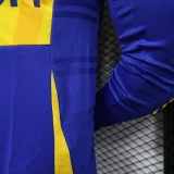 2024-25 Boca home long sleeve player version jersey (The player version is more slim fit, it is recommended to buy one size larger)