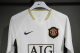 2006-07 Manchester United  away white retro player version jersey