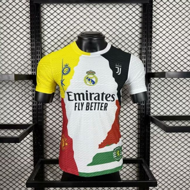 2025-26 Real Madrid CLUB COMBINE Player version jersey (The player version is more slim fit, it is recommended to buy one size larger)