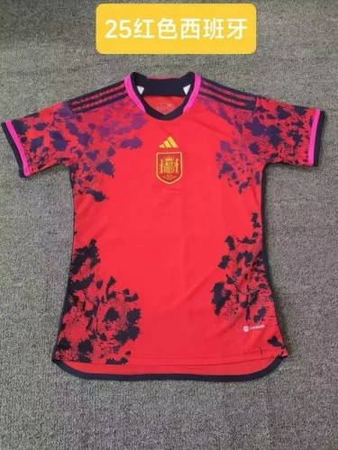 2024-25 Spain Red Training Jersey