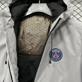 2024-25 Paris Saint Germain   Gray Cotton Jacket