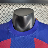 2023-24 Barcelona home player version   (The player version is more slim fit, it is recommended to buy one size larger)