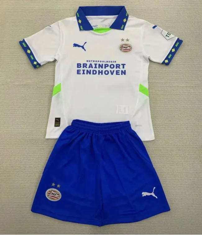 2024-25 PSV Eindhoven Second Away Kids Jersey