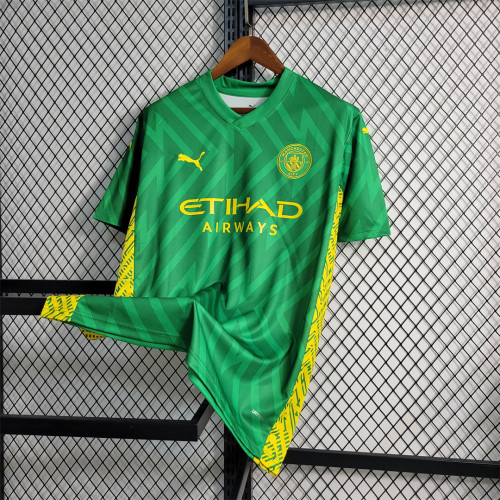2023-24 Manchester City Green Goalkeeper  jersey