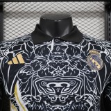 2024-25 Real Madrid black dragon special player version jersey(The player version is more slim fit, it is recommended to buy one size larger)