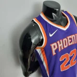 75th Anniversary Ayton #22 Phoenix Suns Purple NBA Jersey