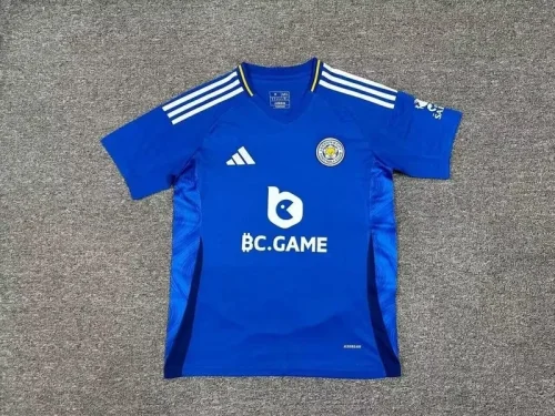 2024-25 Leicester City home soccer jersey