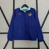 2023-24 chelsea Blue Reversible Windbreaker