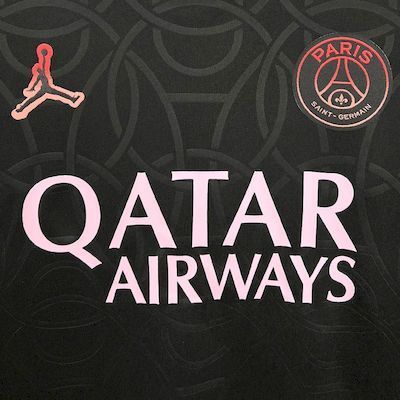 2025-26 Paris Saint Germain  Jordan black training jersey