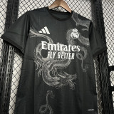 2024-25 Real Madrid black dragon jersey
