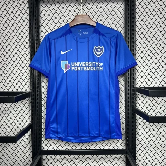 portsmouth 2024-25 home soccer jerseys