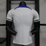 New Saudi Al-Nassr Second Away White Player version soccer jerseys   (The player version is more slim fit, it is recommended to buy one size larger)