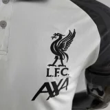 Liverpool 2022-23 blackwhite POLO Player version soccer jerseys